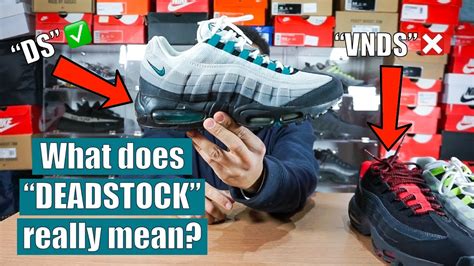 vnds meaning in shoes|what does deadstock mean shoes.